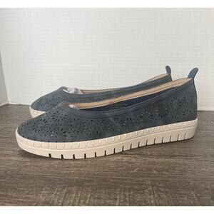 Easy Street Women’s Nitza Sneaker, Navy, Size 7.5 wide